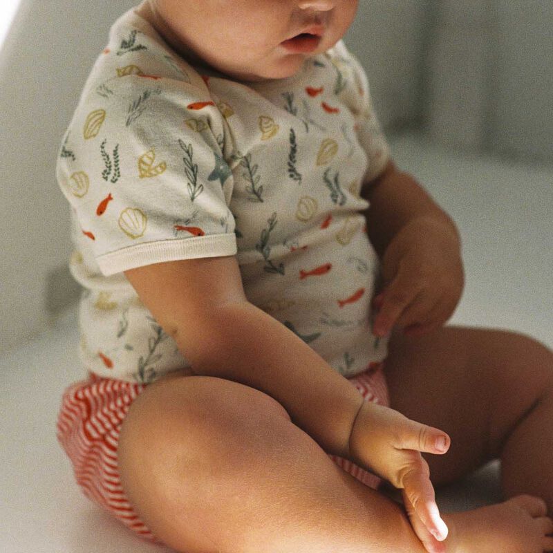 Nature Baby Short Sleeve Bodysuit image number 3